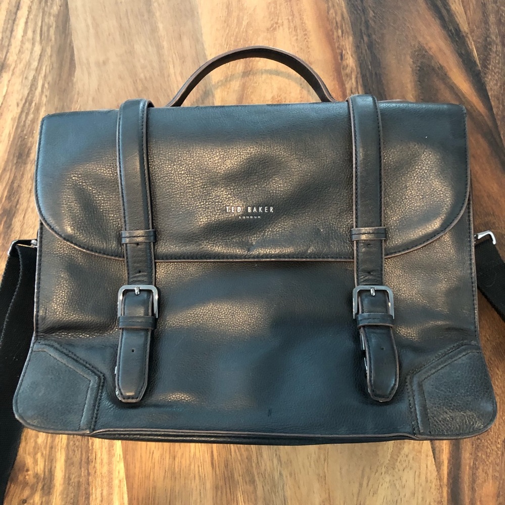 Ted Baker Mens Briefcase Laptop Satchel